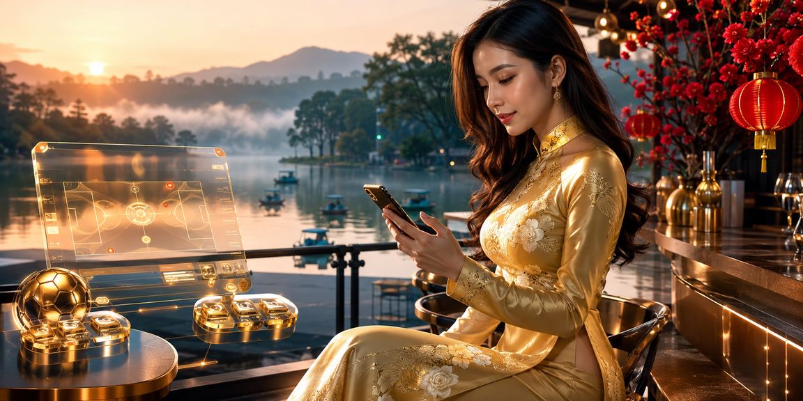 Cô gái áo dài Đà Lạt trải nghiệm casino trên điện thoại di động